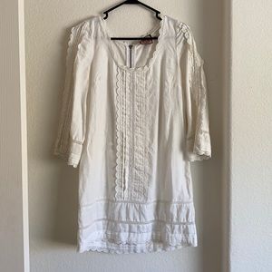 Juicy couture white linen dress